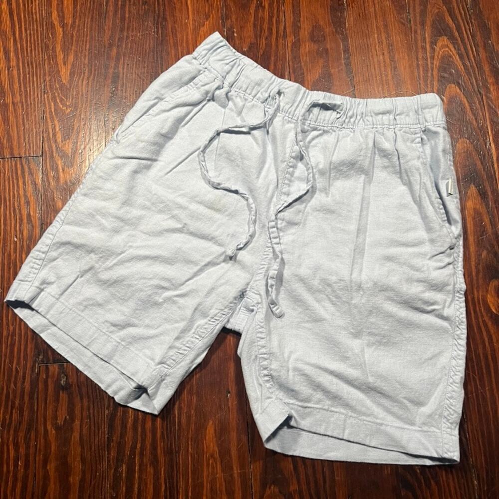 Onia 26 Minimalist Pull On Shorts Light Blue Relaxed